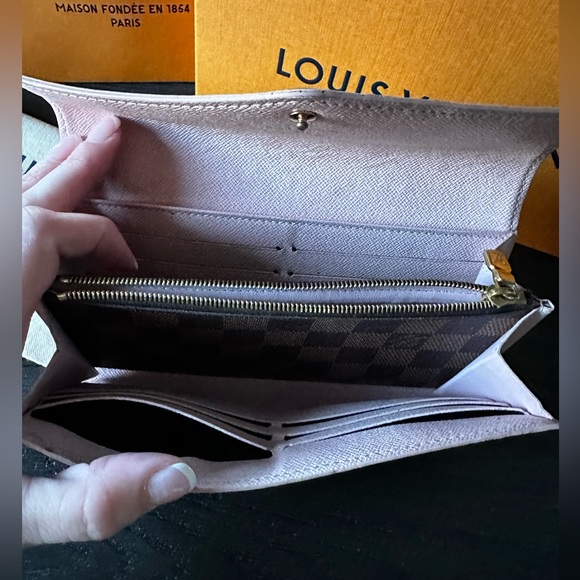 Louis Vuitton PF Sarah Wallet N60249 Authentic - Picture 4 of 6